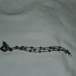 Brighton Silver Bracelet with Heart Charm